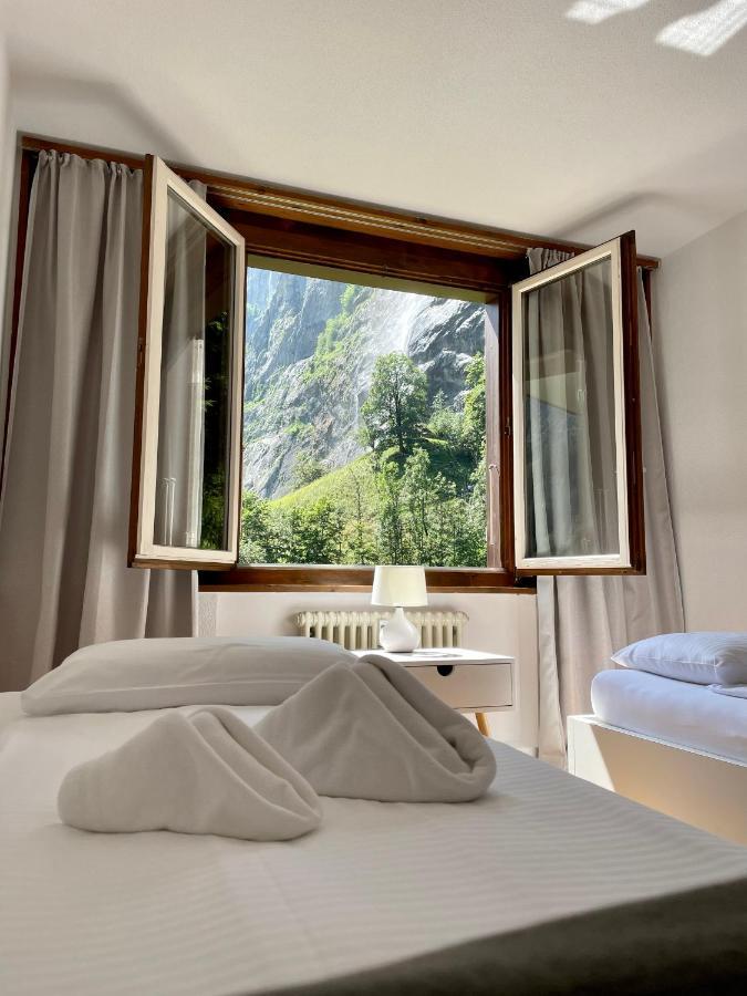 Breathtaking Waterfall Apartment Nr.2 Lauterbrunnen Buitenkant foto