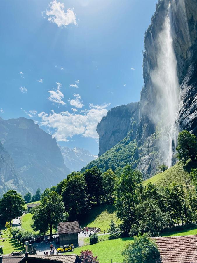Breathtaking Waterfall Apartment Nr.2 Lauterbrunnen Buitenkant foto